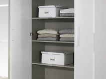 Etagère MINOTOR 66x38 cm lin naturel (lot de 3)