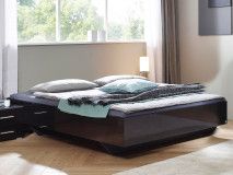 Lit IXANA 140x200 cm gris brillant