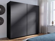 Armoire ARSENIC 2 portes 201 cm graphite