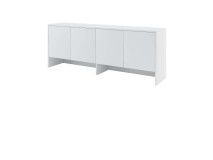 Surmeuble CONCEPTION PRO 4 portes (hauteur 80 cm) blanc mat 