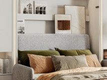 Tête de lit CONCEPTION PRO 160 cm gris clair