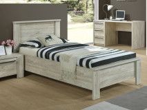 Lit IVAN 90x200 cm chêne plage