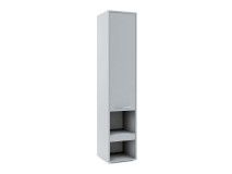 Armoire CONCEPTION 1 porte 1 tiroir gris mat 