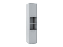 Armoire CONCEPTION 2 portes gris mat 