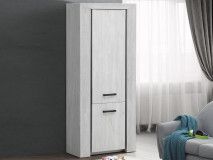 Colonne ELVITA 2 portes chêne blanchi