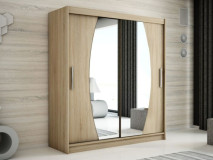 Armoire ELYCOPTER 2 portes coulissantes 150 cm sonoma