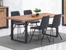 Table repas ESTEBAN 190 cm chêne industriel
