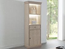 Colonne ORANO 1 porte 1 tiroir droite orme