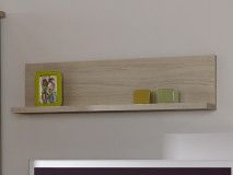 Étagère YORKO 100 cm chêne cristal clair