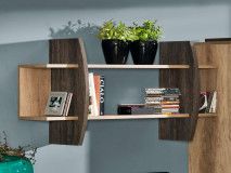 Tablette murale ROMERIO 120 cm chêne canyon/arusha