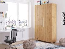 Lit escamotable TEMA 120x200 cm chêne artisan