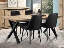 Table repas STEFALIS 200 cm chêne canyon