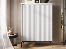 Armoire TRAINING 4 portes blanc