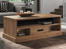 Table basse PIRELI 125 cm chêne scarlet