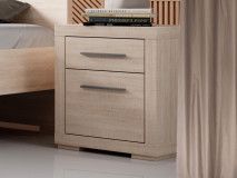 Table de chevet VEIGAR 1 porte 1 tiroir santana clair