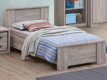 Lit ELZA 90x200 chêne gris