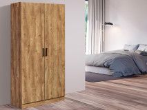 Armoire WILLY 2 portes chêne denver