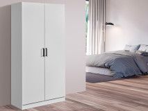 Armoire WILLY 2 portes blanc