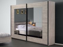 Armoire MARJORIE 2 portes coulissantes 250 cm valonia