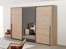Armoire VIOLON 3 portes coulissantes 250 cm castella