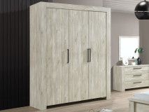 Armoire IVAN 3 portes chêne plage
