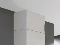 Surmeuble CELLON blanc 1 porte (gauche) blanc brillant