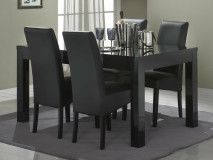 Table repas ROMEO 190 noir laque