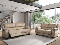 Ensemble de canapé KILARI 2 + 3 places tissu majestic