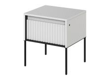 Table de chevet TRAINING 1 tiroir blanc