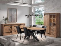 Salle à manger PIRELI 230 cm chêne scarlet