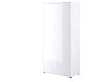Armoire CONCEPTION PRO II 2 portes blanc/blanc brillant