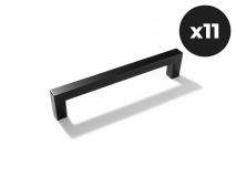 Lot de 11 poignées WASHING noir