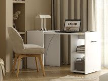 Bureau escamotable SMOLTY blanc