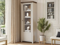 Colonne EVOCO 1 porte (droite) cachemire/chêne dunin