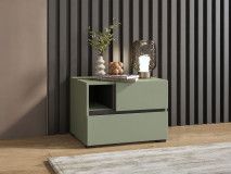 Chevet CROSSAIR 2 tiroirs vert