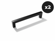 Lot de 2 poignées WASHING noir