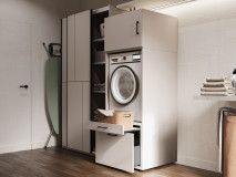 Meuble WASHING 1 machine LARGE cachemire