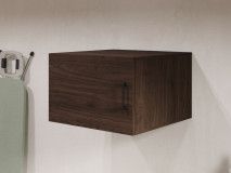 Surmeuble WASHING 1 porte noyer