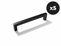 Lot de 5 poignées WASHING noir
