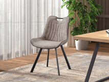 Chaise PAOLA gris clair