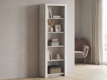 Bibliothèque ELVITALIC 5 niches chêne blanchi