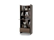 Armoire bureau CONCEPTION PRO 1 porte 1 tiroir blanc/chêne dunin