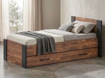 Lit ELENAS 90x200 cm acacia avec tiroirs