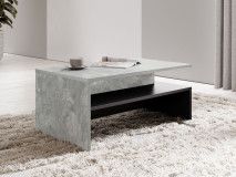 Table basse BABEL béton/noir