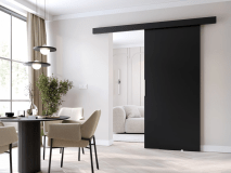 Porte coulissante CLENATO 96 cm noir