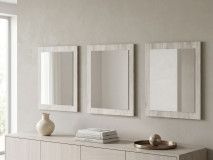 Lot de 3 miroirs ELINA chêne gris