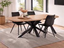 Table repas ovale MARNOIX 230 cm chêne français