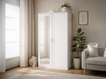 Armoire RIGA 2 portes blanc