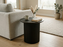 Table basse LARUSSO 50 cm brun foncé