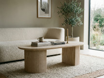 Table basse LARUSSO 120 cm travertin